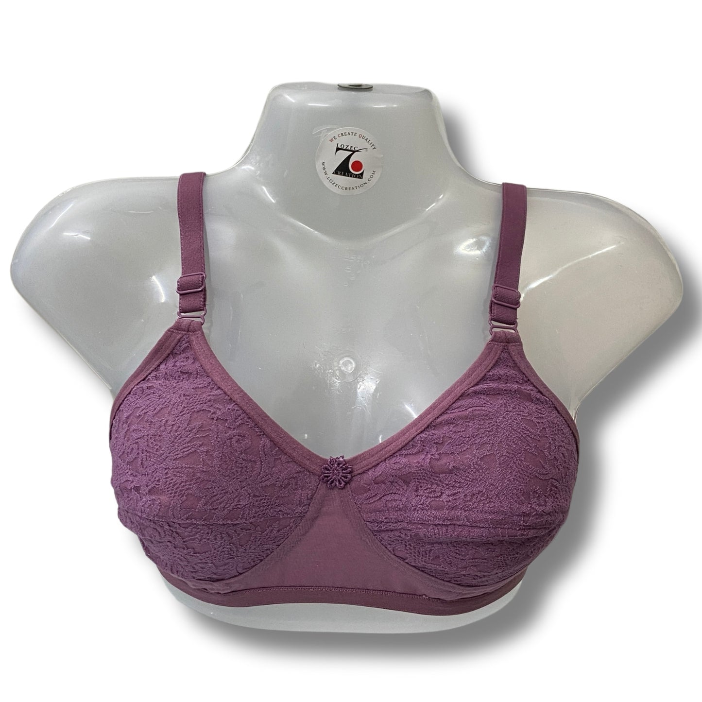 Non Padded Net Design Bra