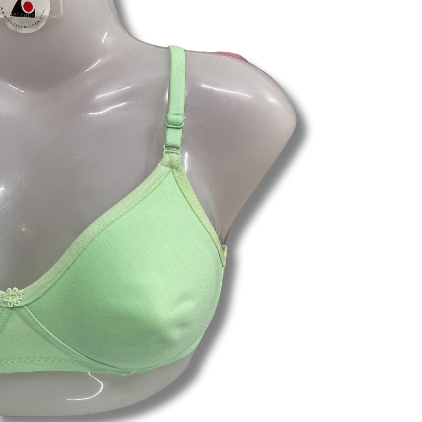 Non-Padded Pastel Color T-shirt Bra