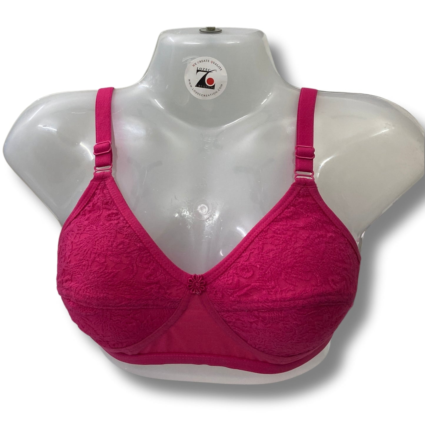 Non Padded Net Design Bra