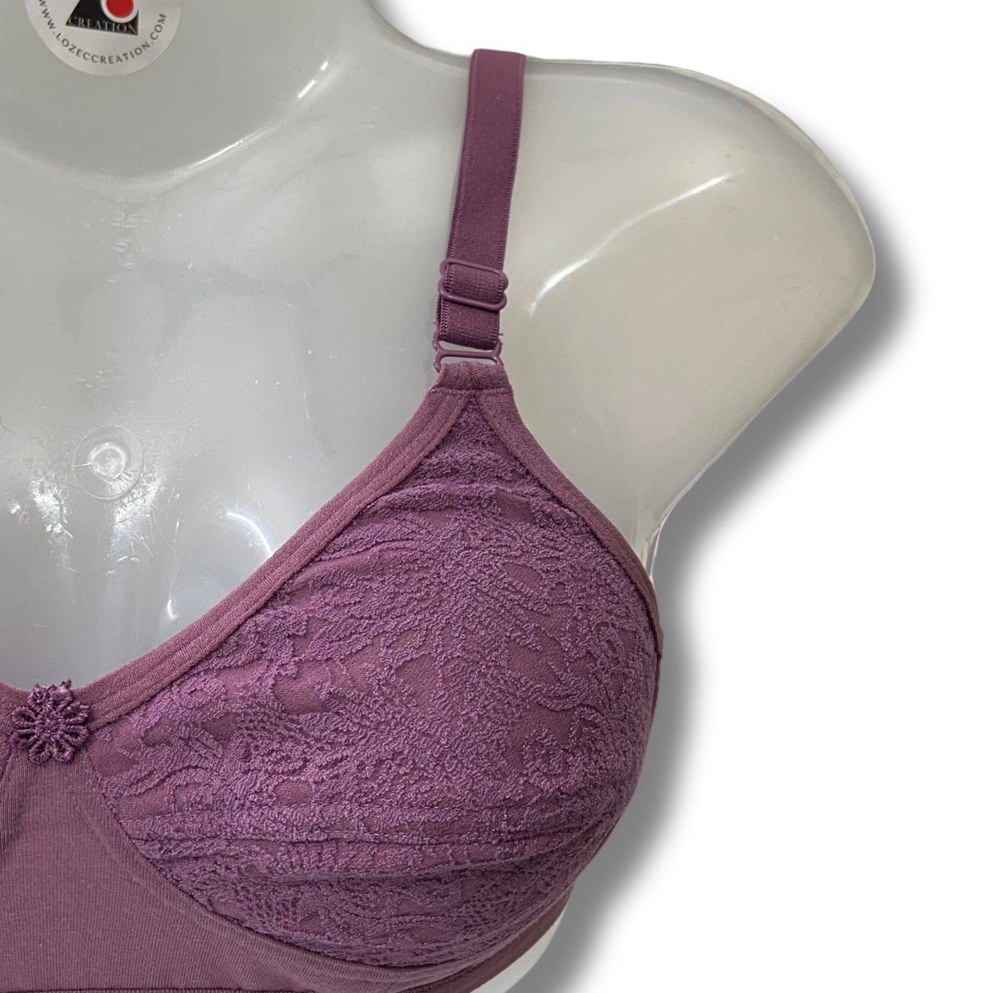 Non Padded Net Design Bra