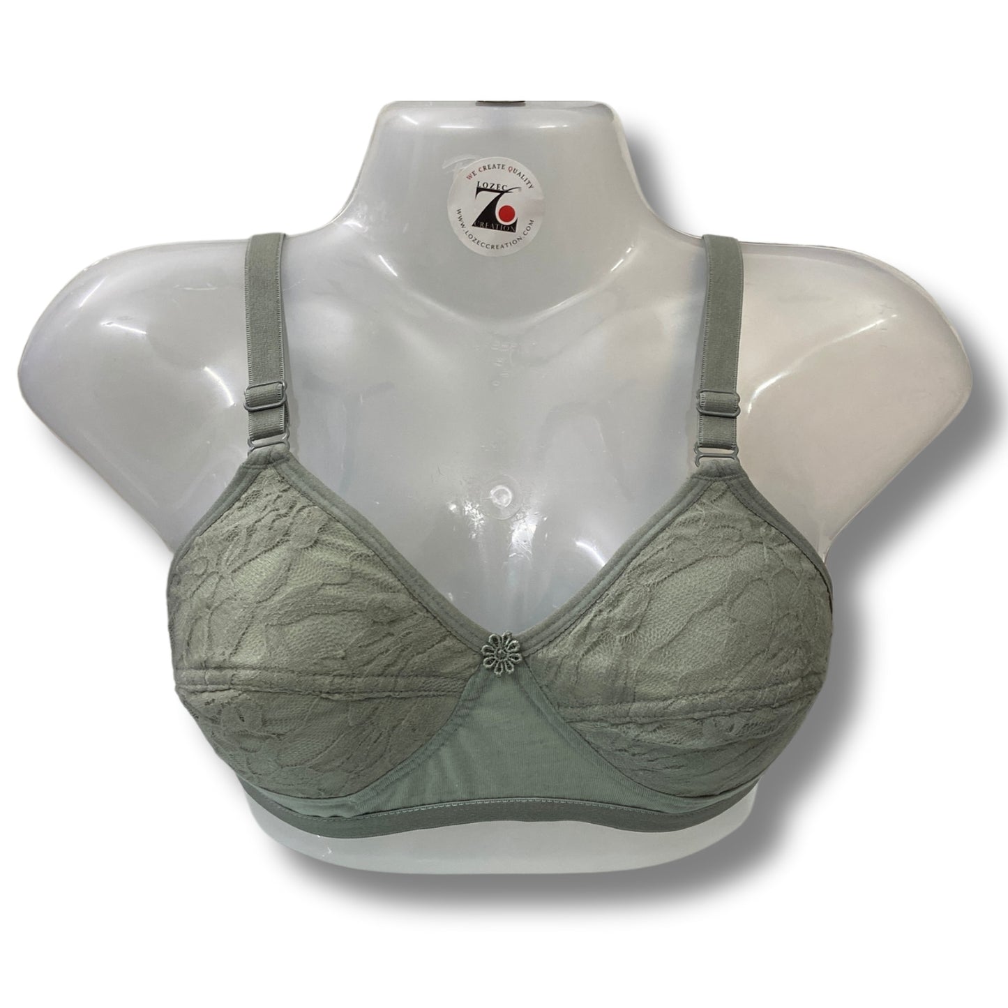 Non Padded Net Design Bra