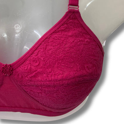 Non Padded Net Design Bra