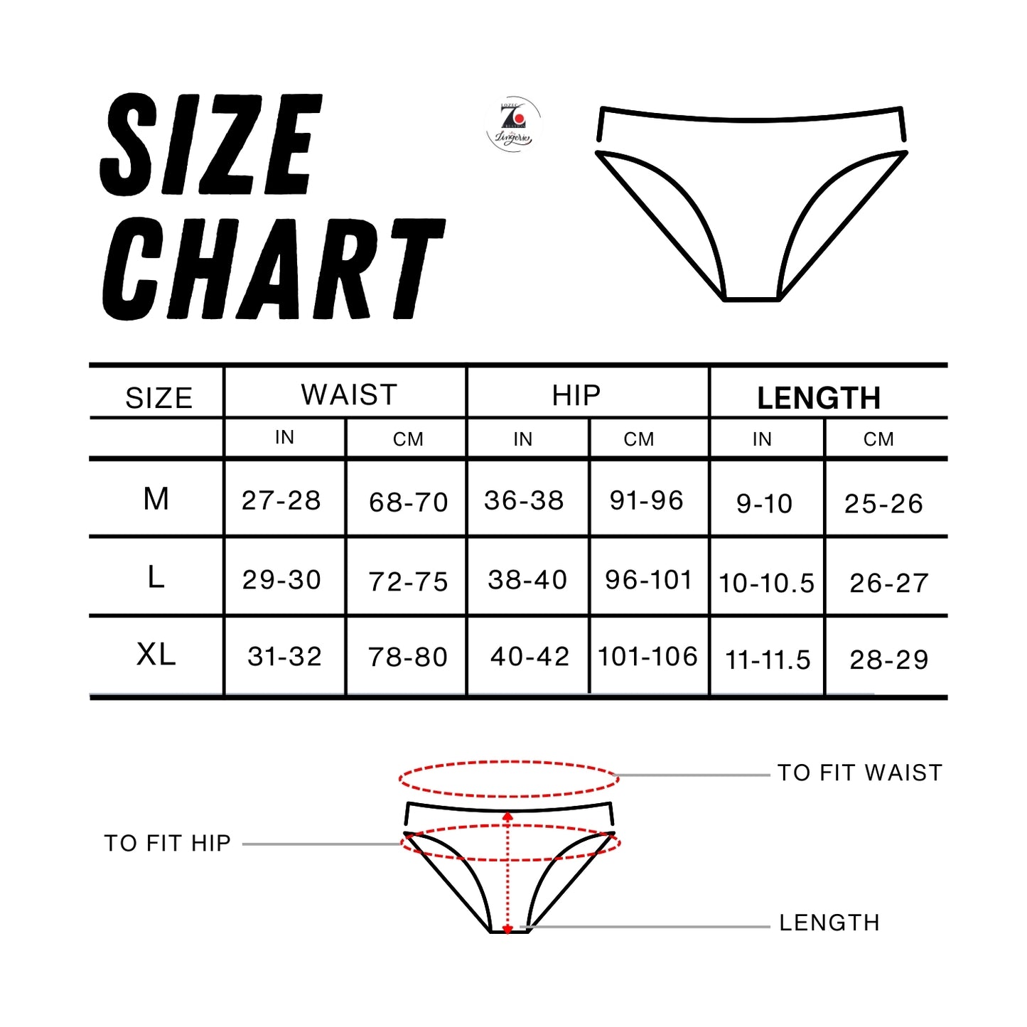 Comfort Panties for Women with Premium Quality Fabric and Leak Proof Gusset | LOZEC CREATION