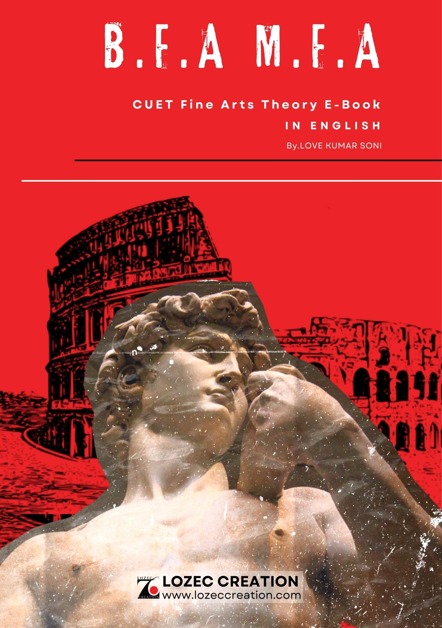 BFA/MFA & CUET fine art theory book - Lozec Creation